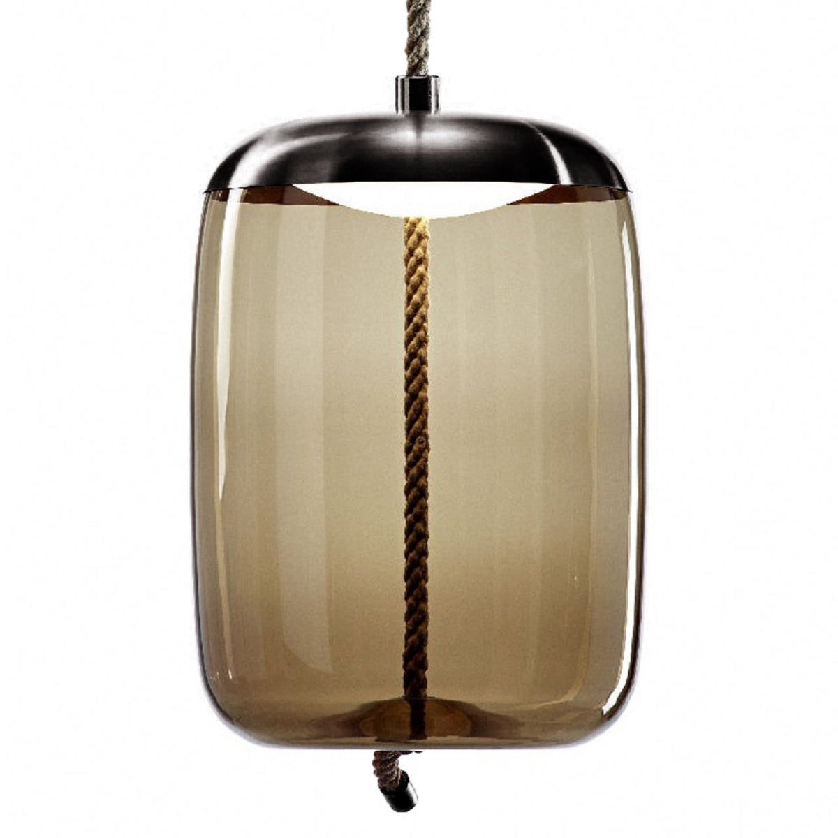 "Knot Cilindro" Large Pendant Light by Chiaramonte Marin