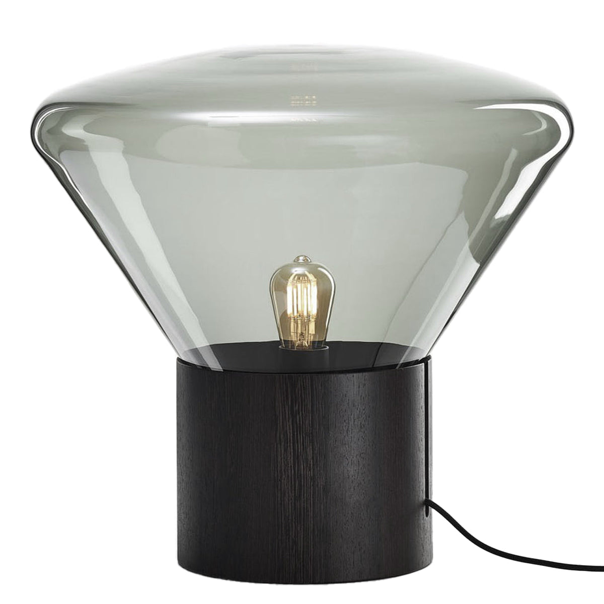 Mini "Muffins" Oak Base Table Lamp by Lucie Koldova & Dan Yeffet