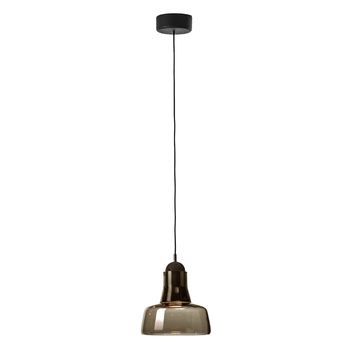 "Shadows" 896 Pendant Lamp in Walnut by Lucie Koldova & Dan Yeffet