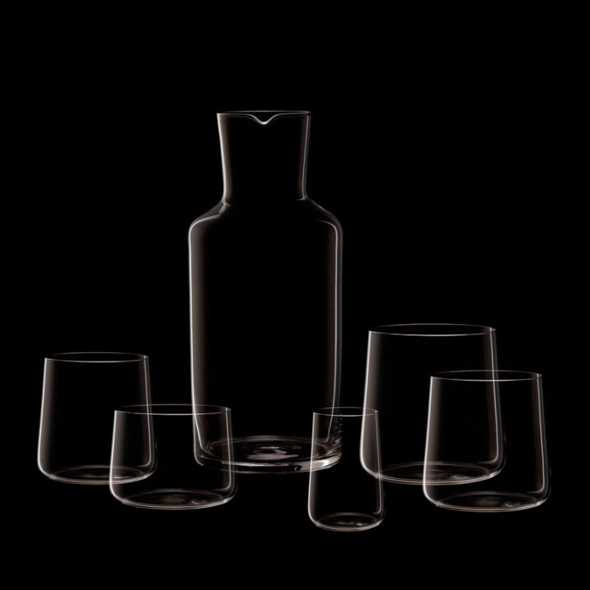 "Fortune" Set No. 283 Whiskey Tumbler with Gold Dot by Mark Braun