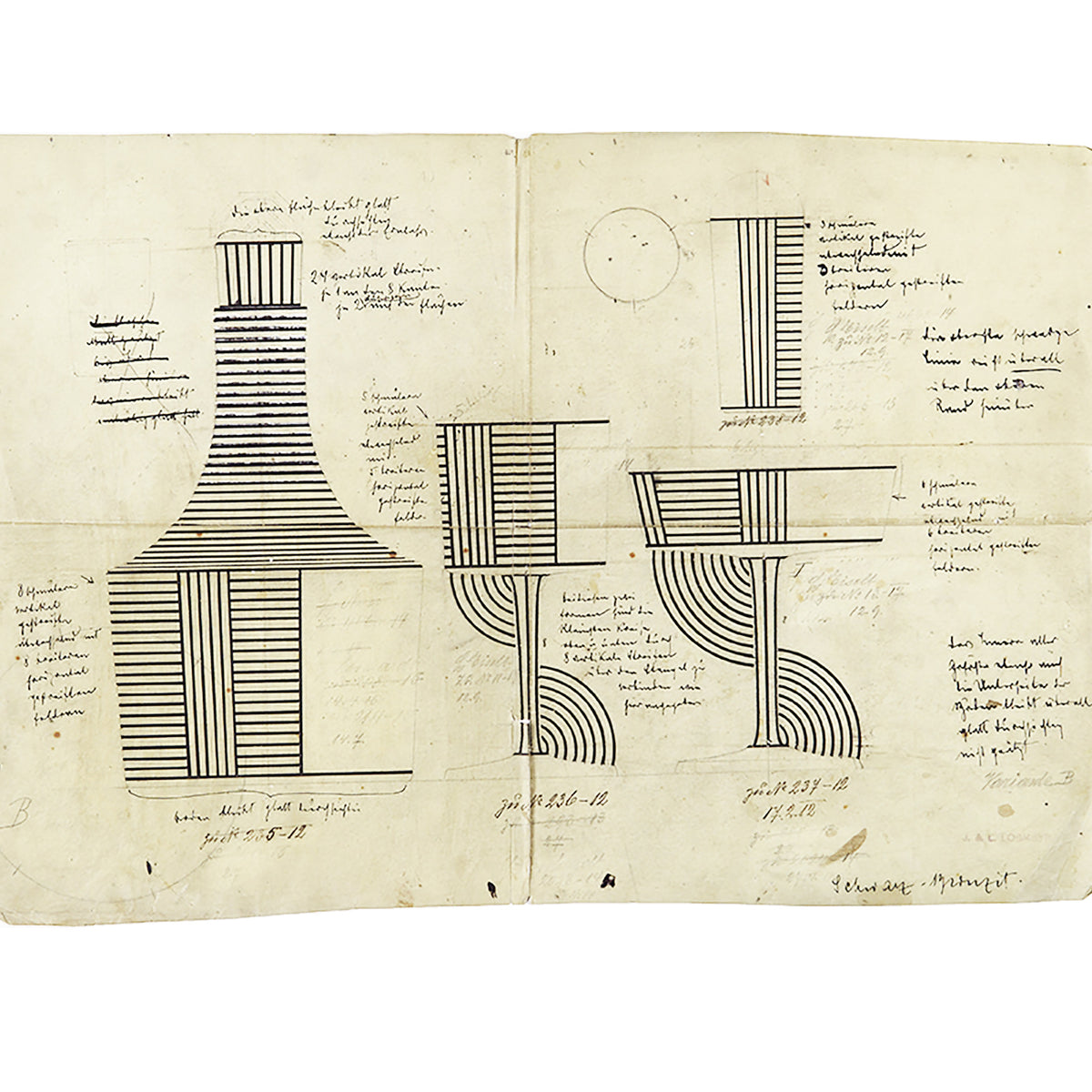 "Series B" Decanter by Josef Hoffmann