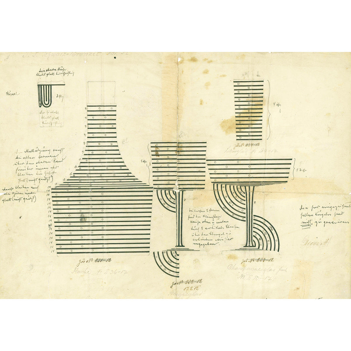 "Series A" Liqueur Tumbler by Josef Hoffmann