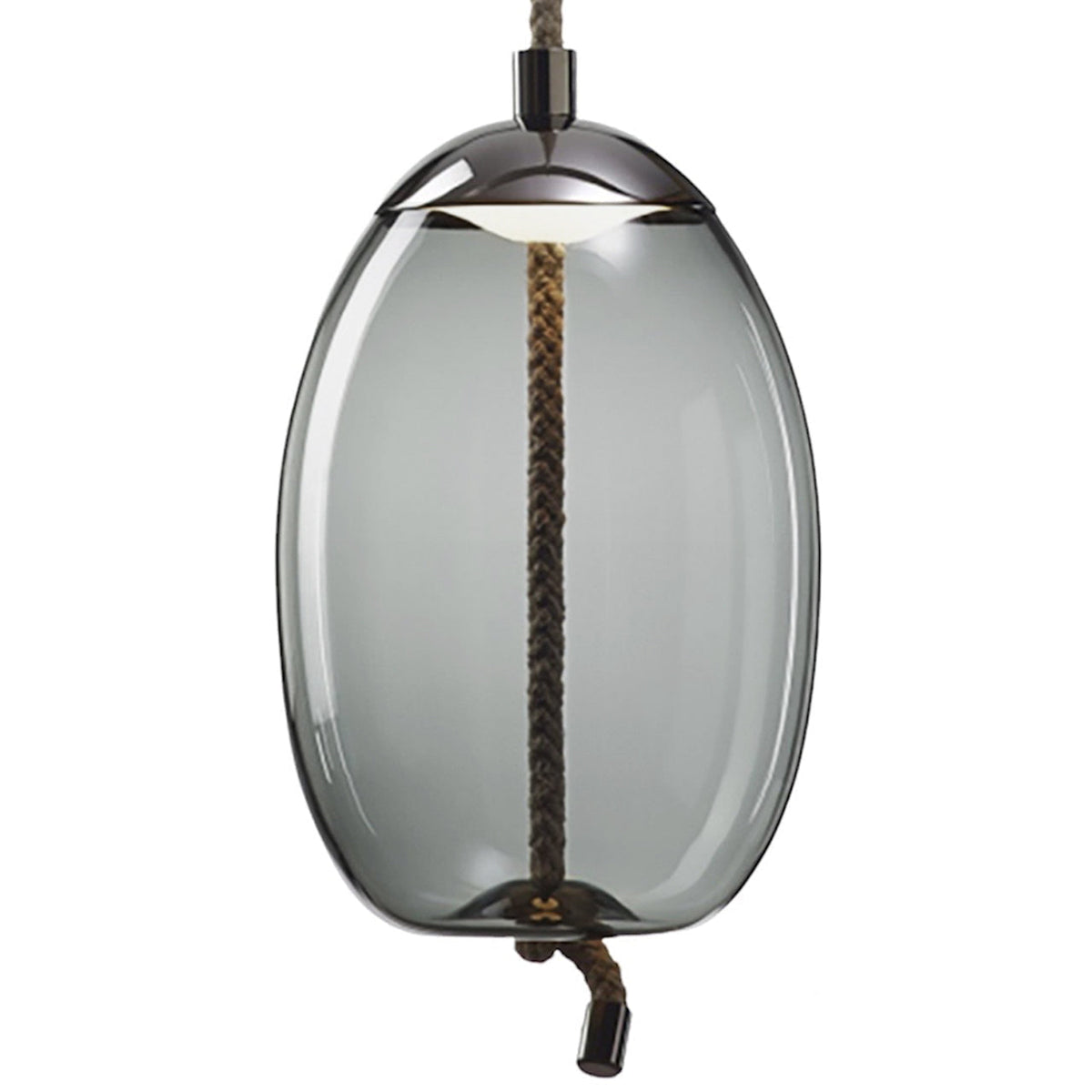 "Knot Uovo" Large Pendant Lamp by Chiaramonte Marin