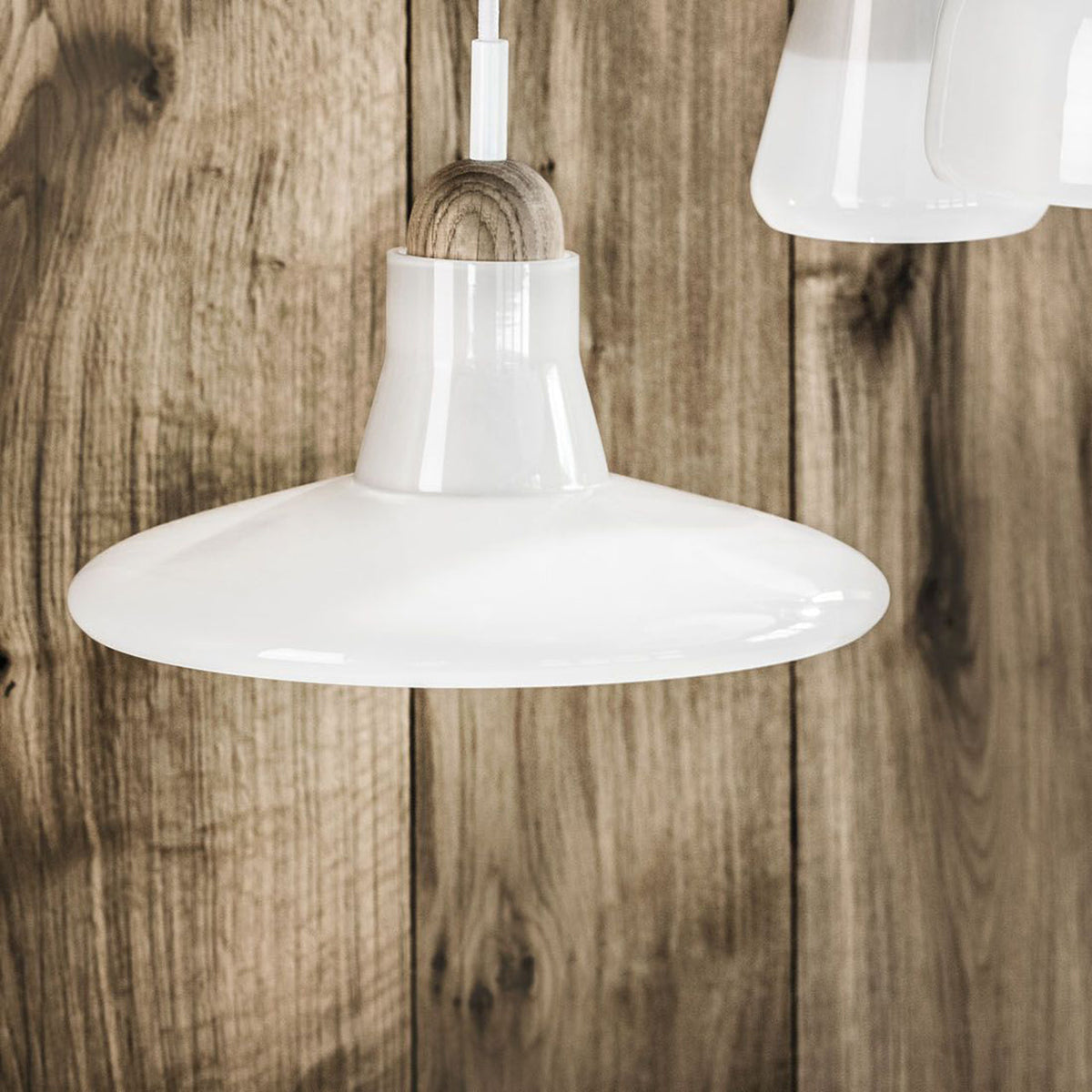 "Shadows" 895 Pendant Lamp in Walnut by Lucie Koldova & Dan Yeffet