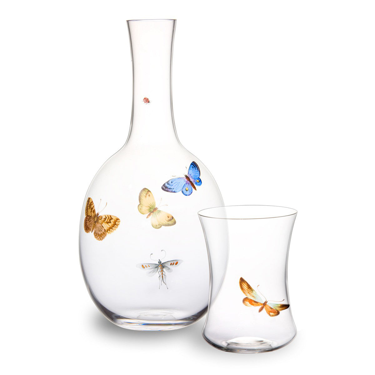 "Balloon" Drinking Set No. 279 Large Butterfly Carafe B by Ted Muehling