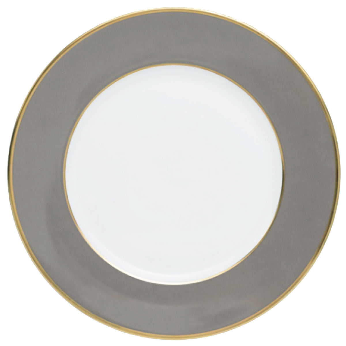 "Schubert" Charger in Cinnamon & Narrow Gold Rim