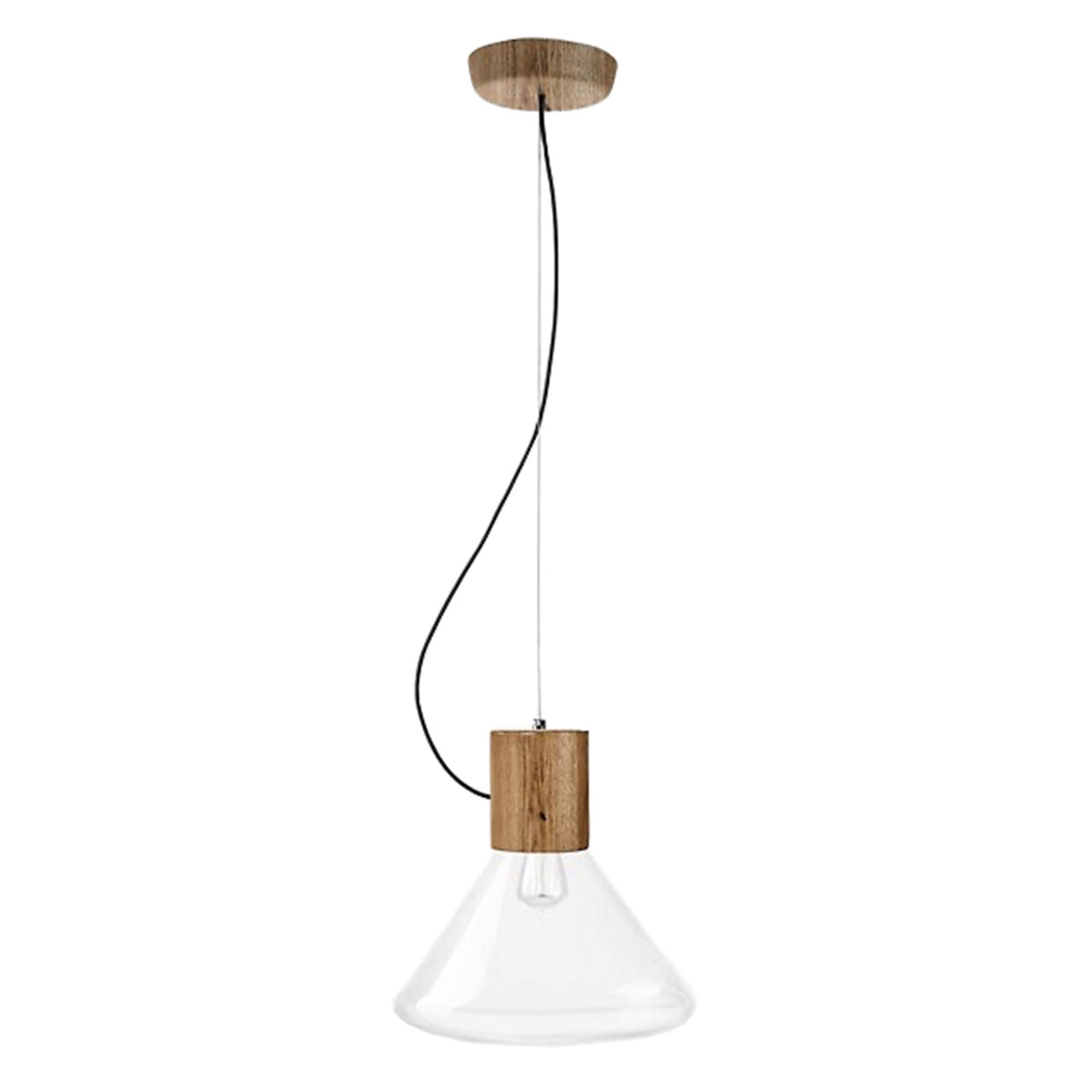 Mini "Muffins" Oak Pendant Light by Lucie Koldova & Dan Yeffet