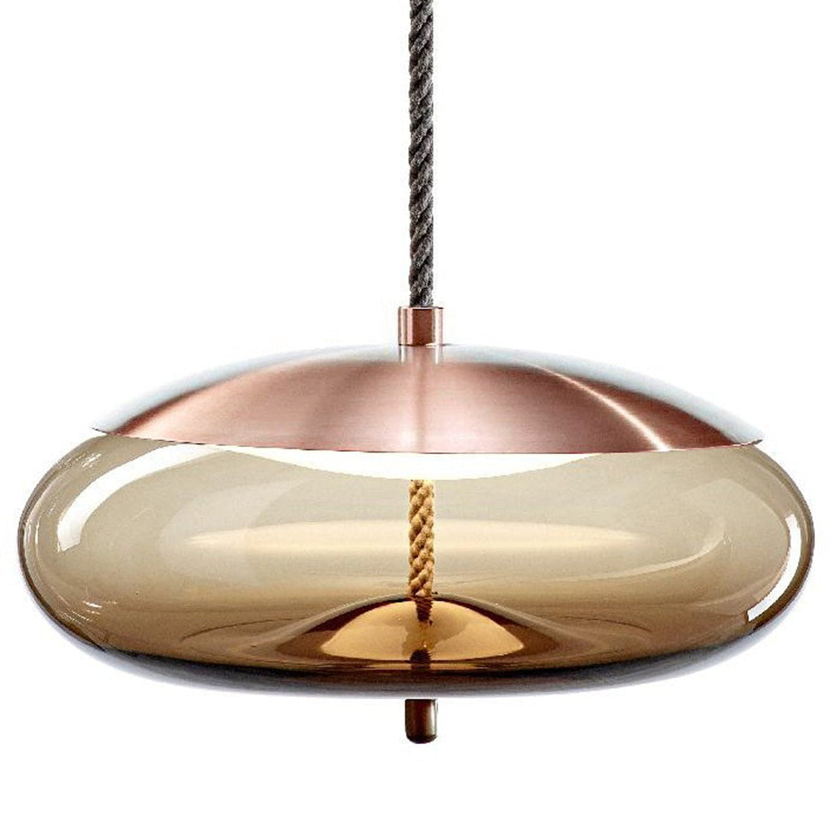 "Knot Disco" Small Pendant Lamp by Chiaramonte Marin