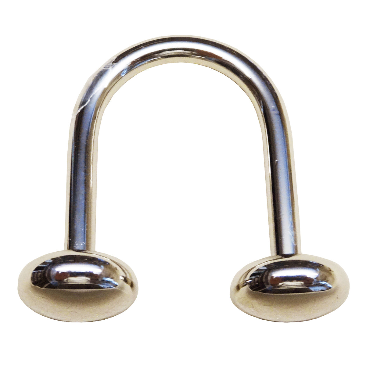 "U" #4617 Keyring in Brass by Carl Auböck
