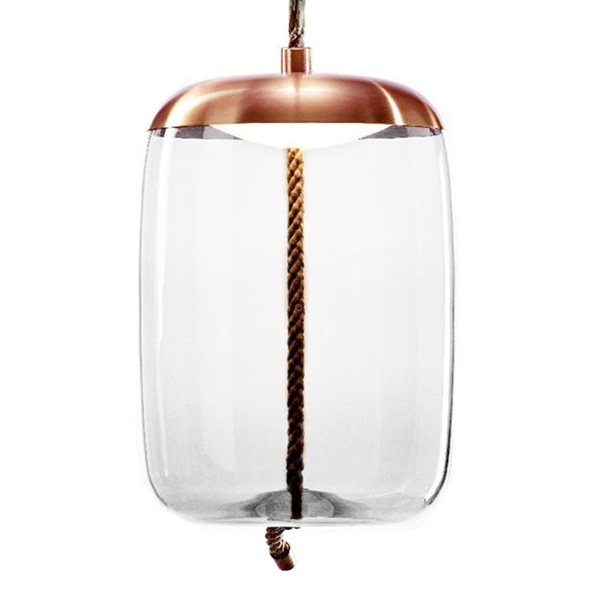 "Knot Cilindro" Small Pendant Light by Chiaramonte Marin