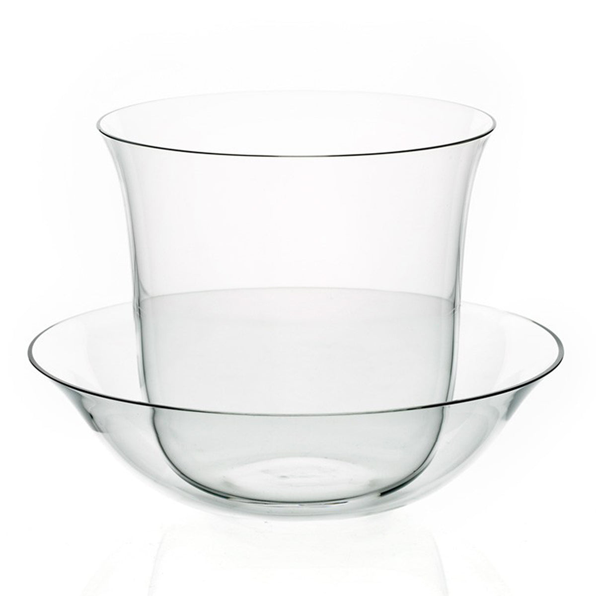 "Lily" Crystal Tea/Coffe Cup & Saucer by KIM+HEEP