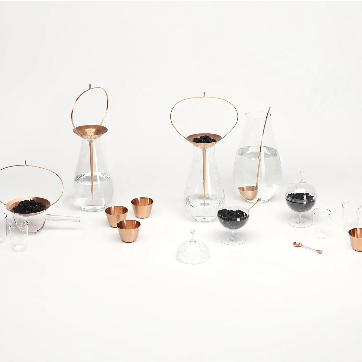 "Still" Charcoal Dish by Formafantasma