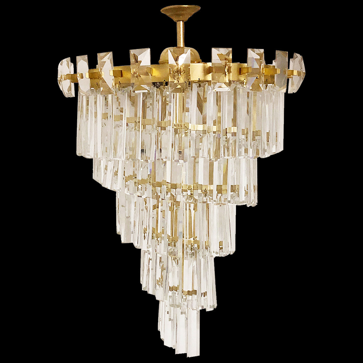 "Zahn Cascade" Chandelier by Oswald Haerdtl